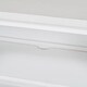 preview thumbnail 15 of 18, Antique White Sideboard Storage Cabinet with Mirrored Doors & Open Storage Shelf, Console Table Display Case for Living Room