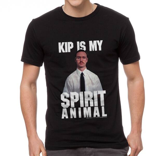 Shop Napoleon Dynamite Kip Spirit Men S Black Funny T Shirt
