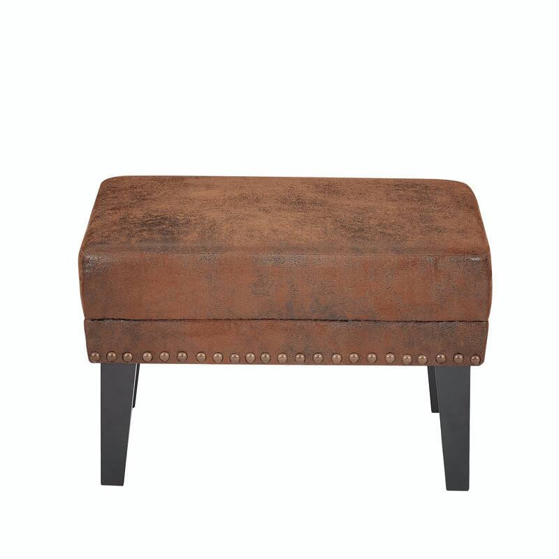 ​Retro Lounge Furniture - Distressed Leather Loo