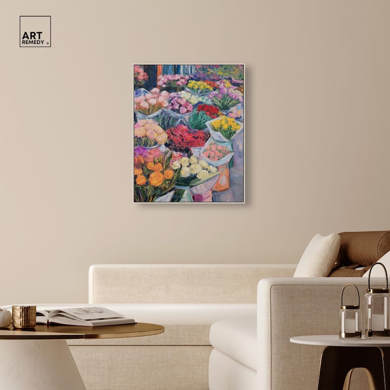 Market Blooms I Canvas by Art Remedy