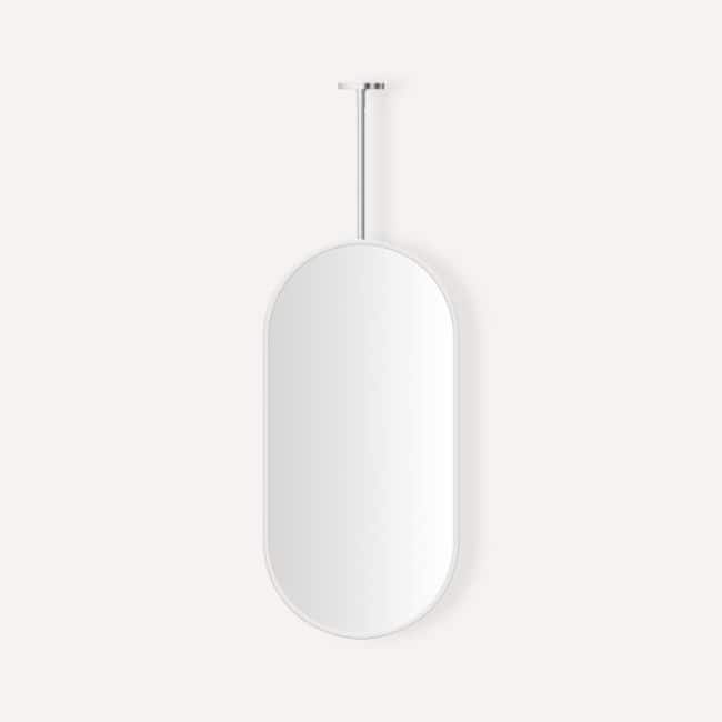Robern YM2040SNPFNZH Sculpt 20" W x 40" H Modern Arched Metal Framed - Polished Stainless Steel