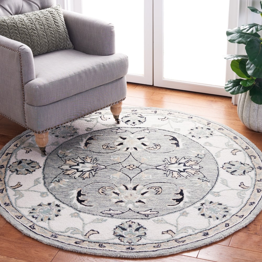 SAFAVIEH Handmade Micro-Loop Taletta Oriental Wool Rug