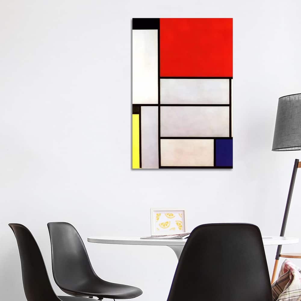 iCanvas "Tableau l, 1921" by Piet Mondrian Canvas Print