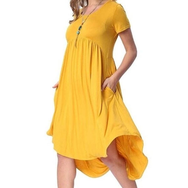 loose dress with pockets