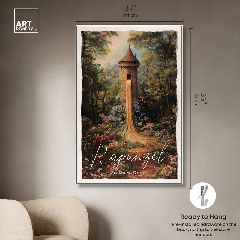 Rapunzel Classic Canvas by Art Remedy