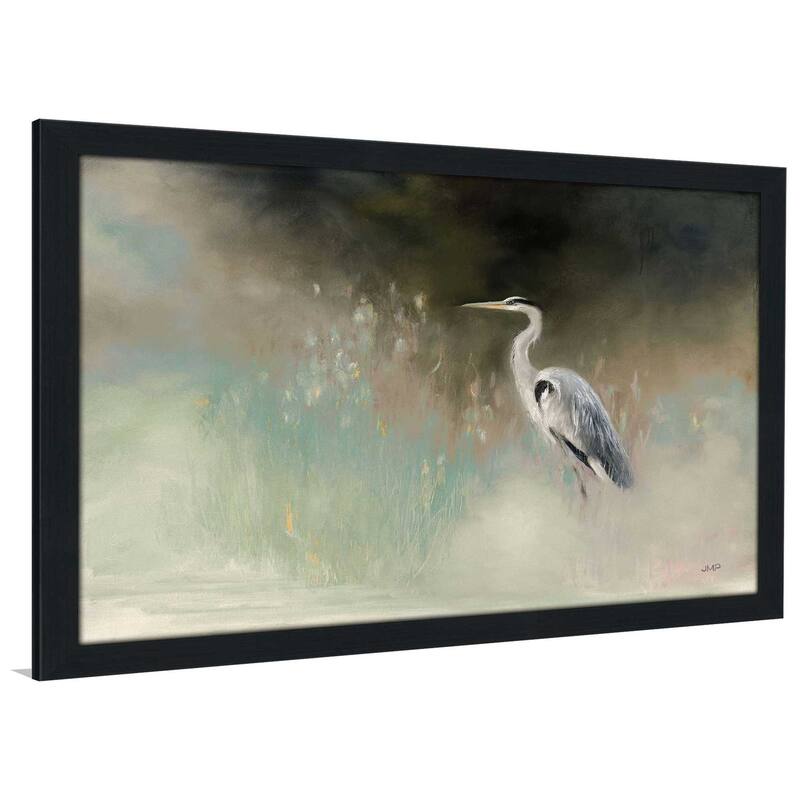"Peaceful Egret Teal" Print on Acrylic