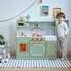 preview thumbnail 5 of 40, Teamson Kids Wooden Pretend Play Kitchen Toy Set with Stove, Sink, Oven, and 15 pcs Accessories for Kid and Toddlers