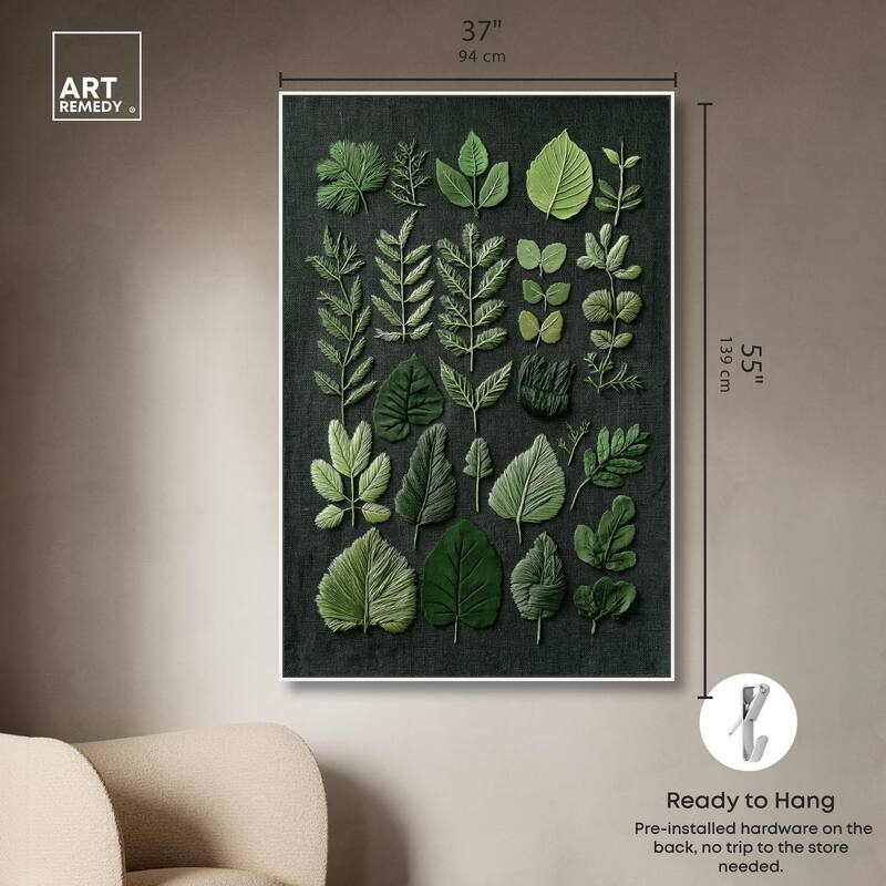 Leaf Library III Canvas by Art Remedy
