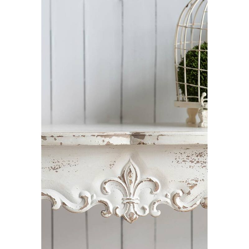 Vintage Weathered Finish Console Table - 3.75'