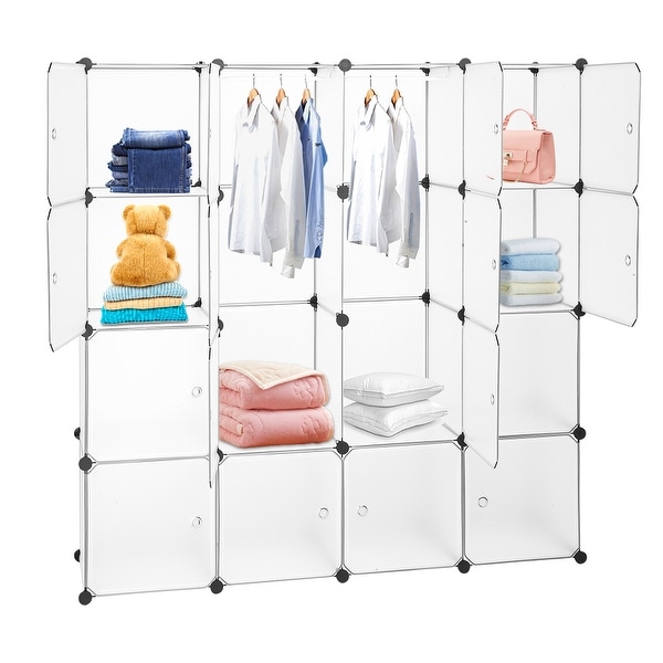 Cube storage sales with hanging rail