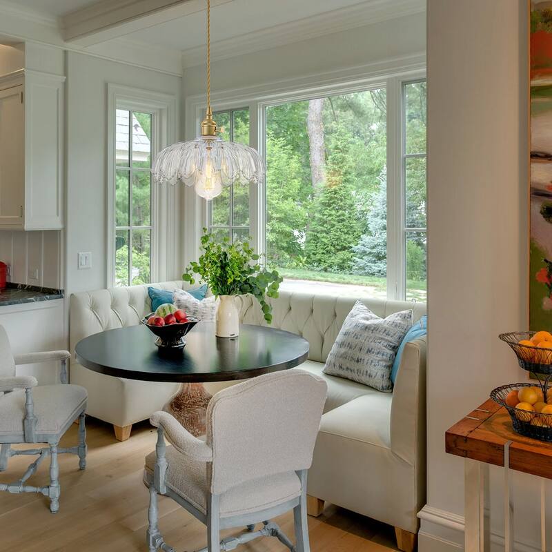 10'' Wide Flower Pendant Light for Kitchen Island