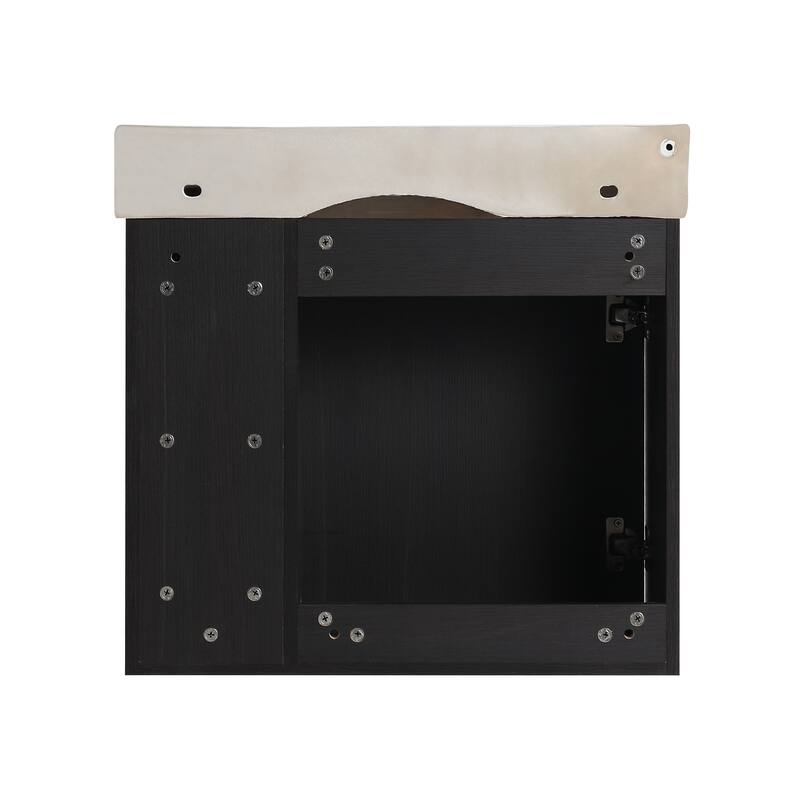 Bathroom Vanity With Sink In 24/28 Inch, Floating Bathroom Vanity With Soft Close Door