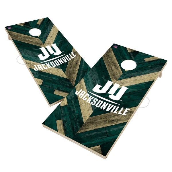 slide 2 of 6, Jacksonville University Dolphins Cornhole Board Set 16 Years and Up