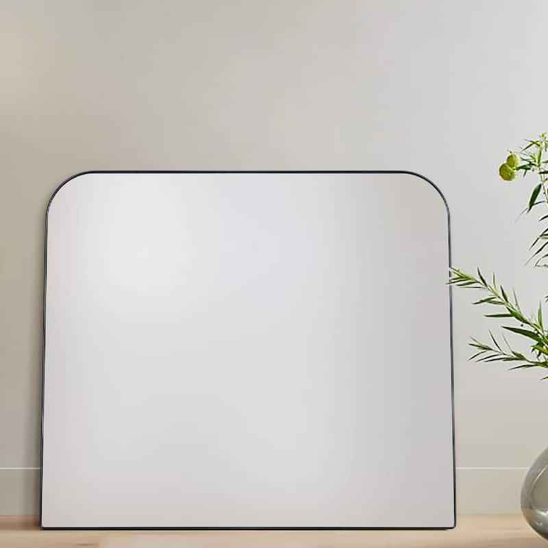 TEHOME Decole Arch Metal Wall Mirror