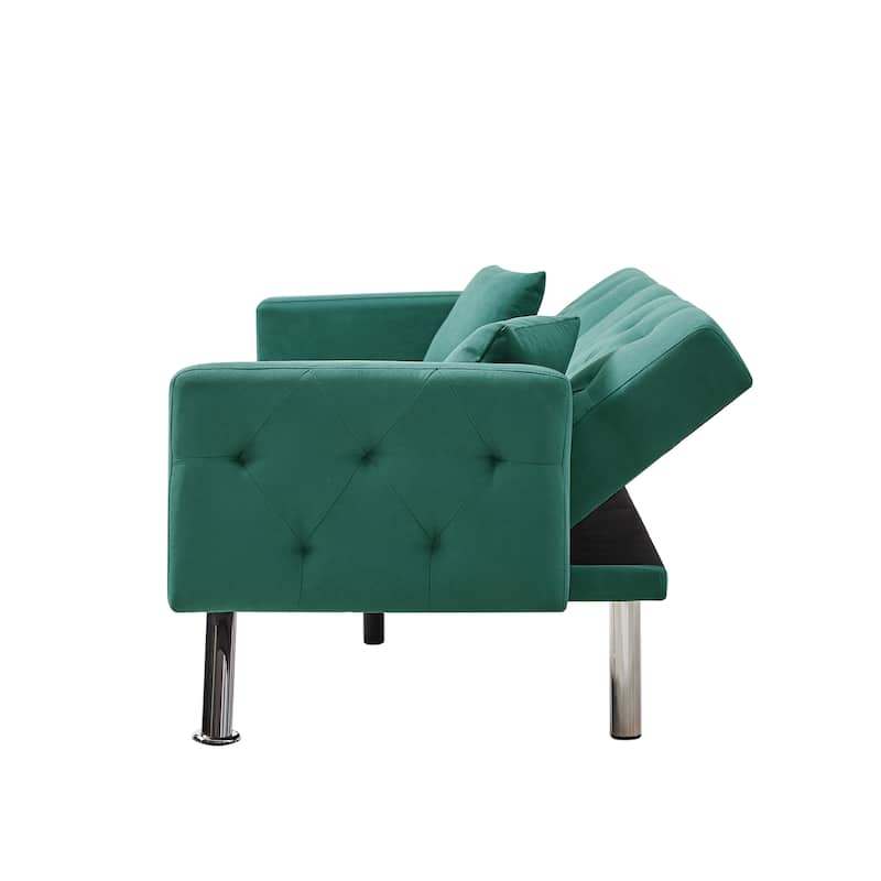 Linen Convertible Sofa