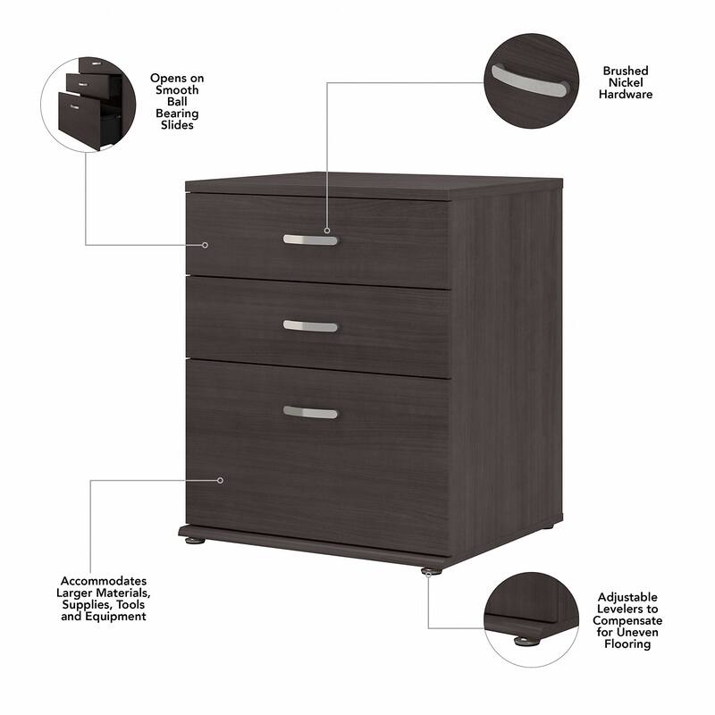Universal Laundry Room Cabinet with Drawers by Bush Business Furniture
