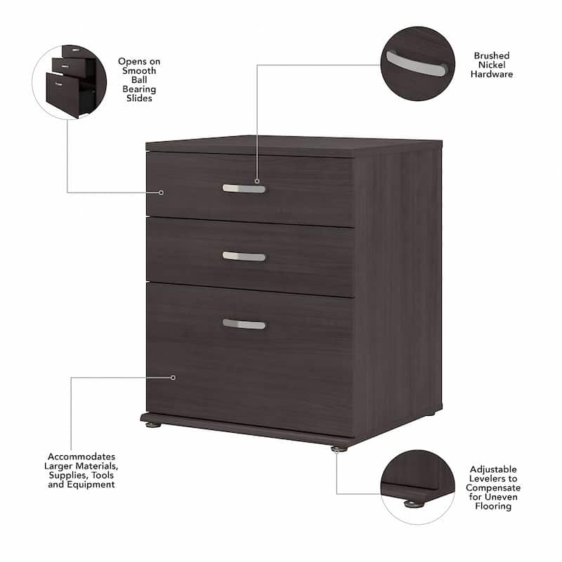 Universal Storage Cabinet with Drawers by Bush Business Furniture