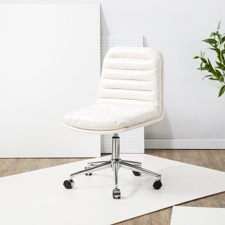 SAFAVIEH Couture Decolin Swivel Desk Chair - 21 IN W x 26 IN D x 34 IN H