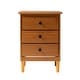 preview thumbnail 43 of 47, Walker Edison Bullrushes Solid Wood 3-Drawer Nightstand