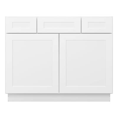 2-Drawer 42 in.W X 21 in.D X 34.5 in.H Bath Vanity Cabinet without Top
