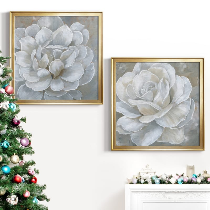 Bombshell Bloom I Premium Framed Canvas - Ready to Hang