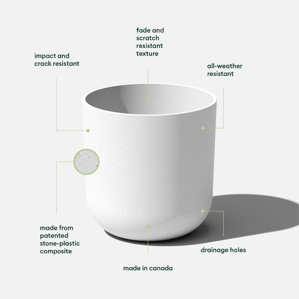 dimension image slide 23 of 24, Mason Series Kona Planter