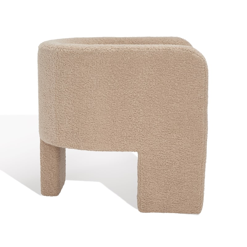 SAFAVIEH Couture Sammie 3-Leg Boucle Accent Chair - 30 in. W x 30 in. D x 29 in. H