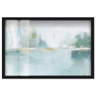 Mirrored Aqua Dream I Shadowbox by Art Remedy