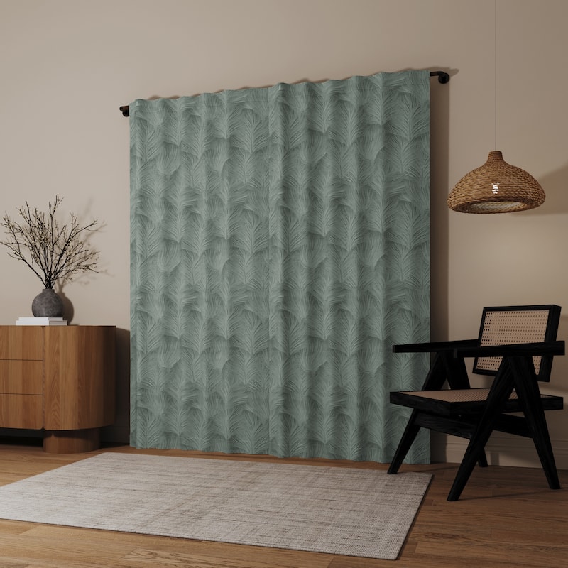 Indigo Road by Egypt Sherrod Coppa Magnetic Closure Total Blackout Back Tab 1-Piece Curtain Panel, Single Panel