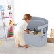 preview thumbnail 25 of 29, Costway 3-in-1 Kids Convertible Storage Bench Wood Activity Table and - See Details