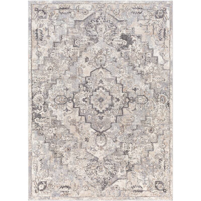 Livabliss Faris Traditional Medallion Area Rug