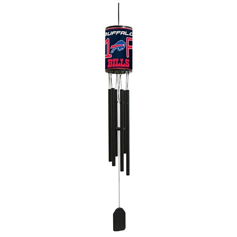 NFL Wind Chime, #1 Fan with Team Logo, Buffalo Bills