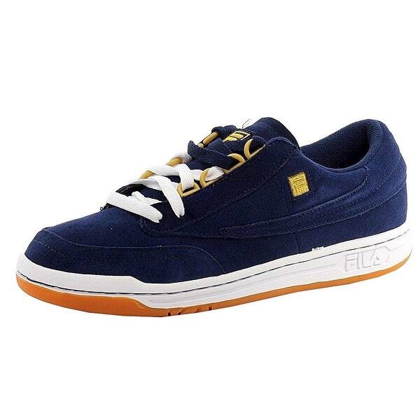 Shop Fila Men S Original Tennis Leather Casual Sneakers 7