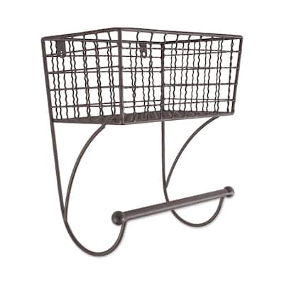9.85" Bronze Paper Towel Holder