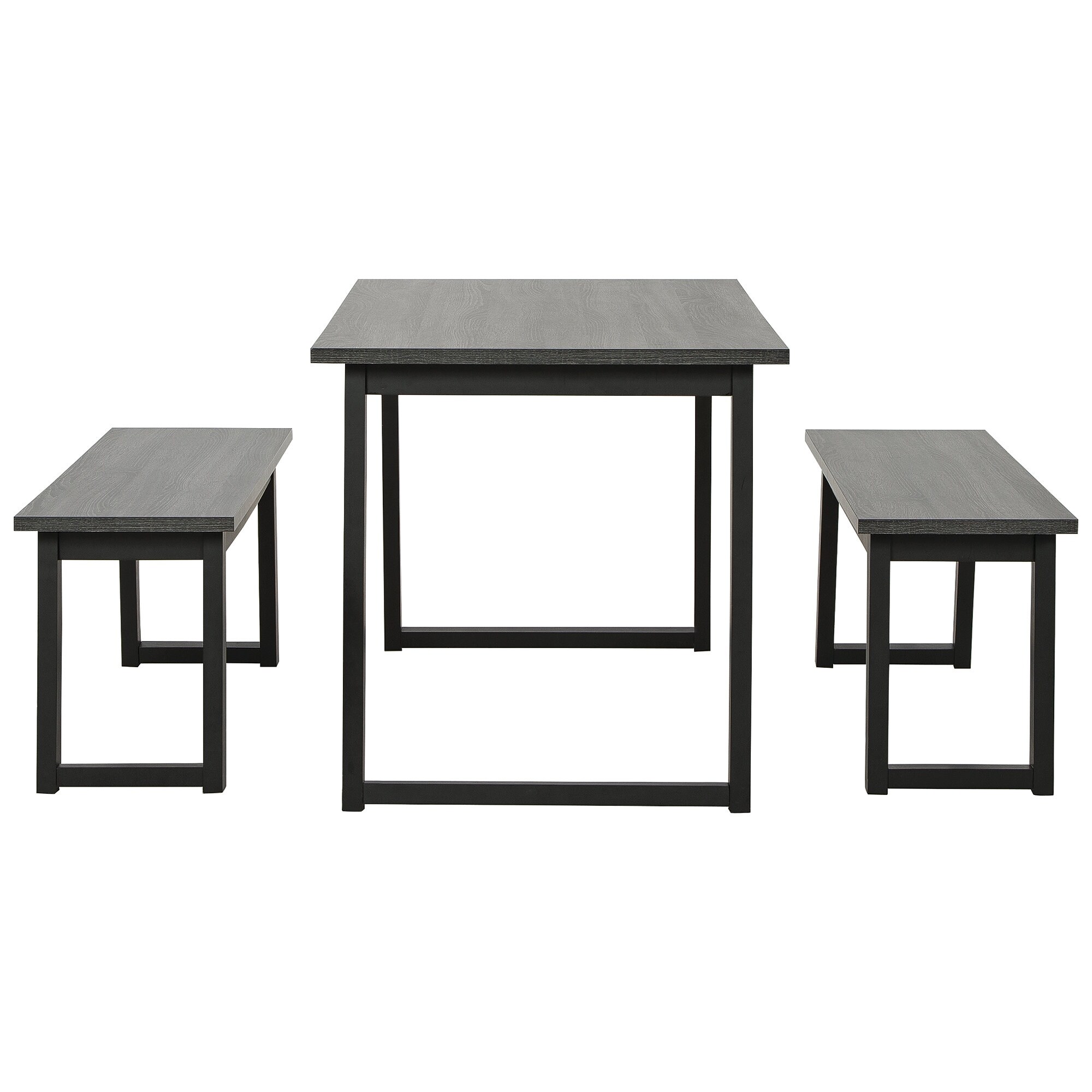 Ashley Furniture Garvine Black/Gray Rectangular Dining Room Table
