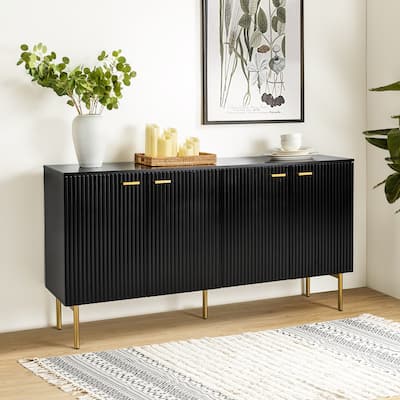 Gilb Modern Storage Sideboard with Adjustable Shelves By HULALA HOME