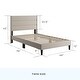 preview thumbnail 6 of 30, Brookside Amelia Upholstered Bed with Horizontal Channels