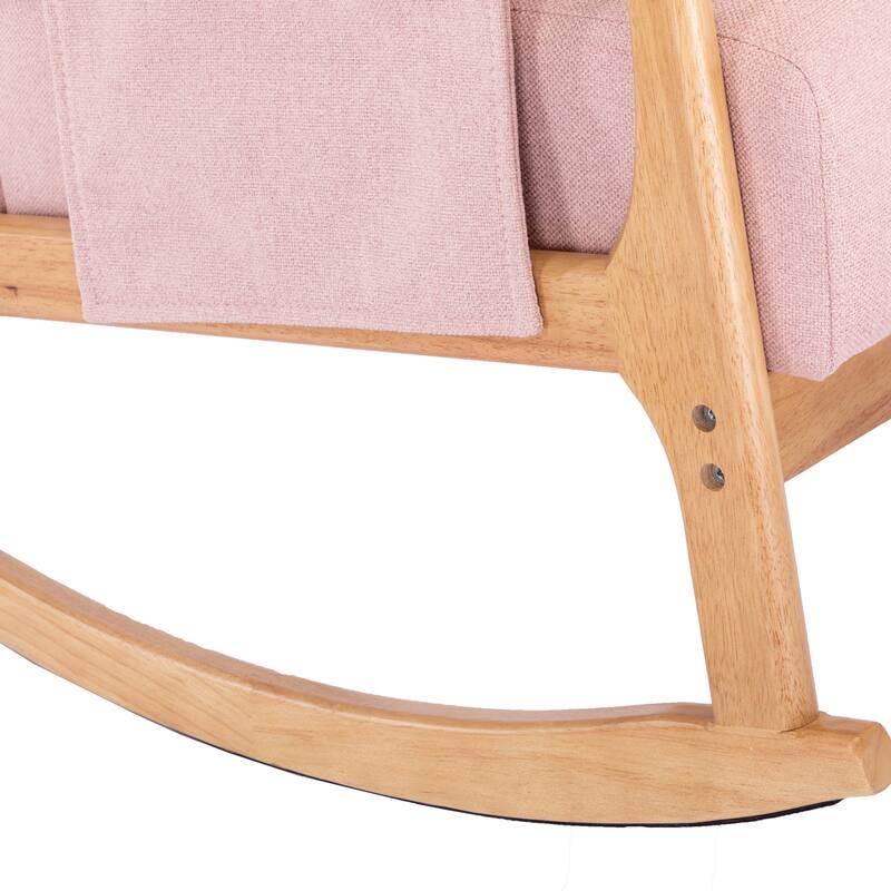 Rocking Armchair With Ottoman for Living Room