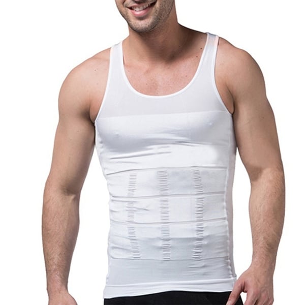 2 Mens Regular Sleeveless No Pocket Vest Waist Trainer