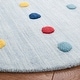 preview thumbnail 12 of 40, SAFAVIEH Kids Karan Polka Dot Wool Rug