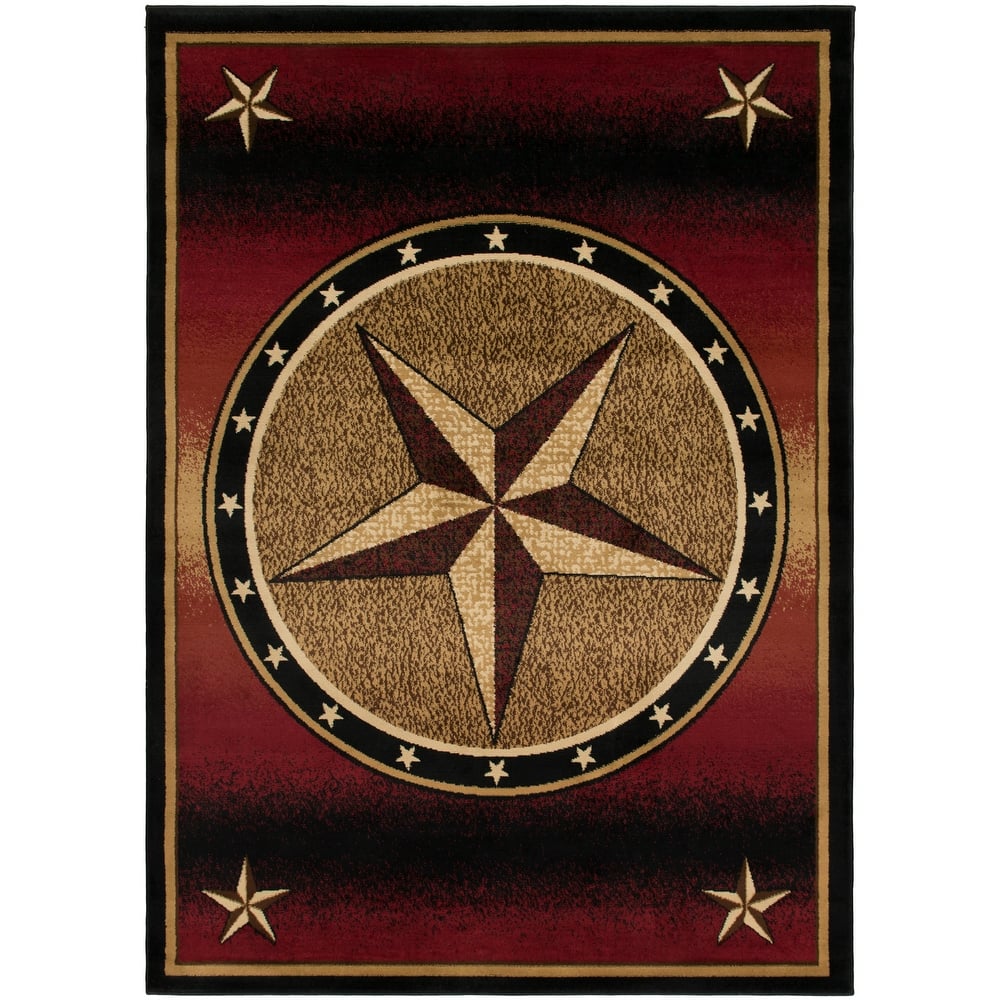 American Destination Amarillo Western Star Area Rug