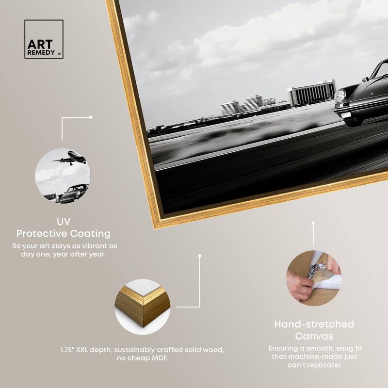 Sports Car Takeoff Canvas by Art Remedy