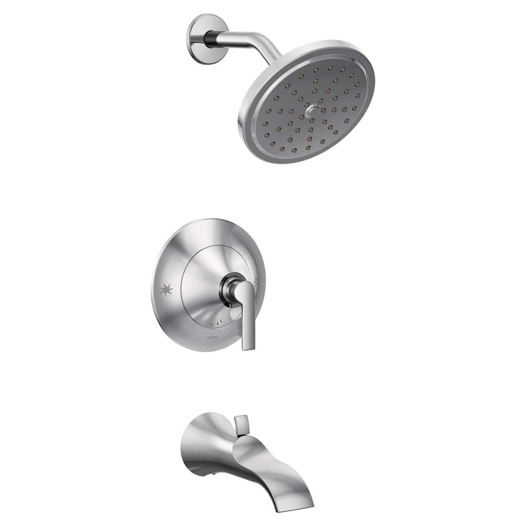 Moen Doux Tub and Shower Trim Package with 2.5 GPM Single Function