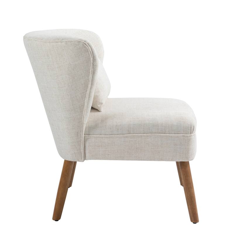 2 Set Modern Armless Accent Chair