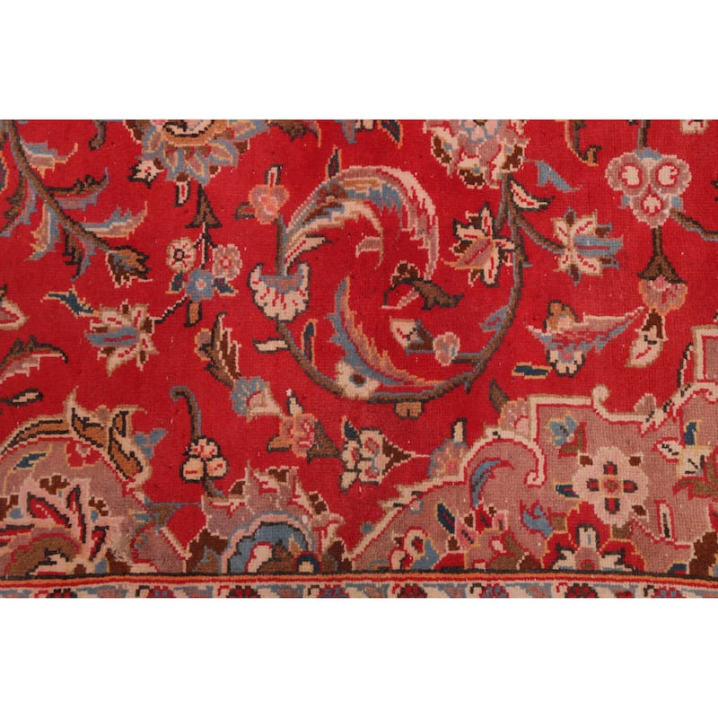 ECARPETGALLERY Hand-knotted Antalya Vintage Red Wool Rug - 9'9 x 13'0
