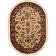 preview thumbnail 54 of 81, SAFAVIEH Handmade Classic Treva Traditional Oriental Wool Rug 4'6" x 6'6" Oval - Ivory/Red - Oval