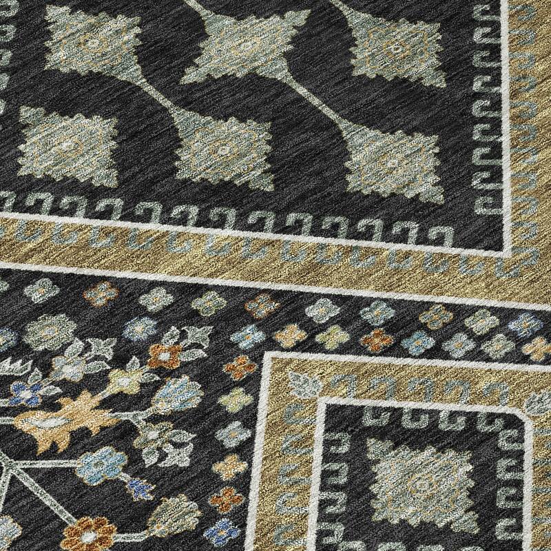 Machine Washable Indoor/ Outdoor Boho Milli Chantille Rug