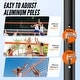 preview thumbnail 12 of 13, Portable Professional Outdoor Volleyball Net Set with Adjustable Aluminum Poles, Winch System, Pump