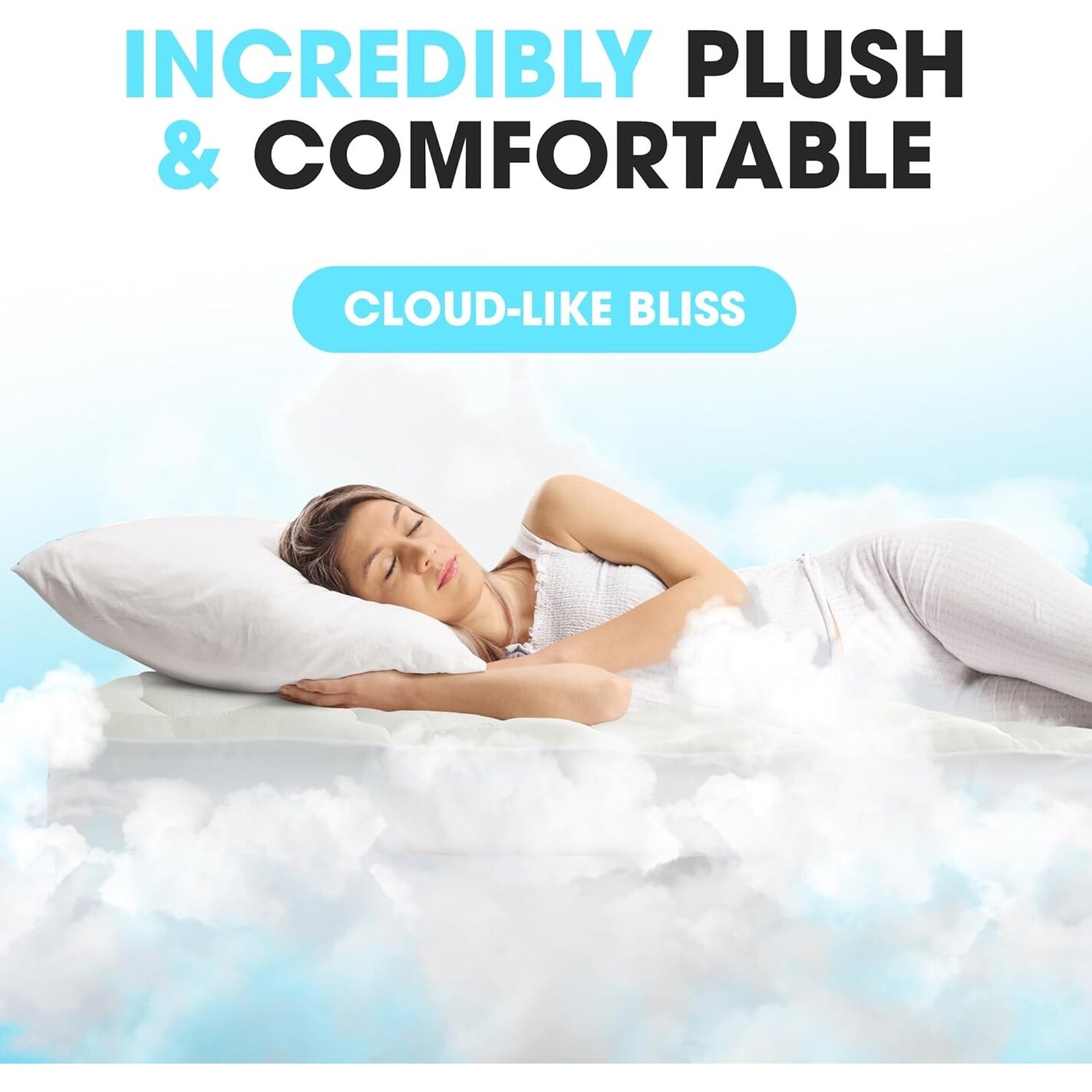 Cheer Collection All Season Plush Rayon from Bamboo Mattress-image