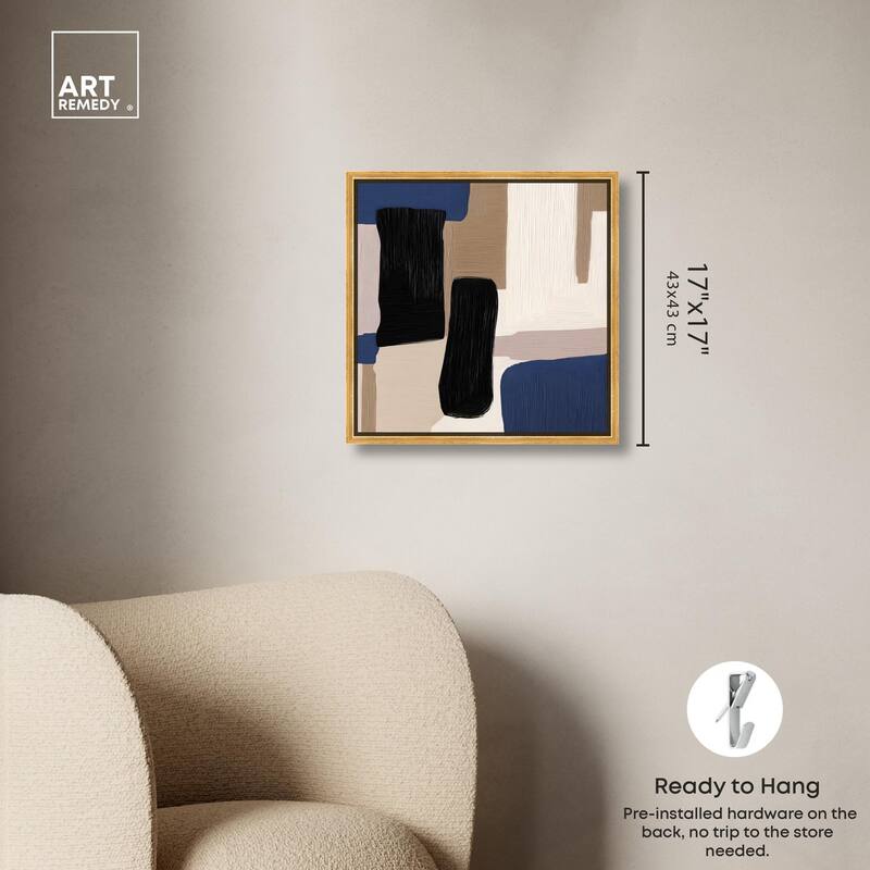Blue Quietude I Canvas by Art Remedy
